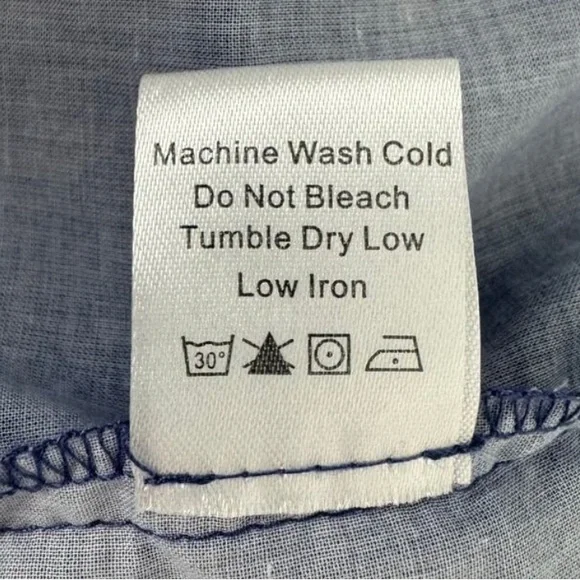 Tuckernuck Rory Blue Dye Ruffle Sleeve 100% Cotton Midi Sundress Small - Picture 11 of 11